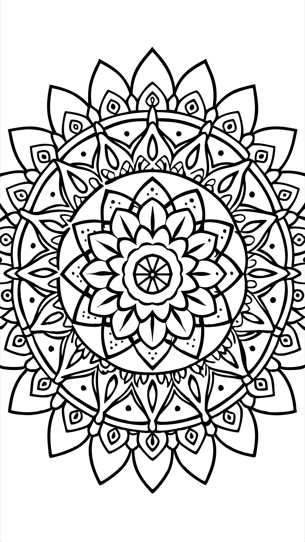 coloriage mandala pour adultes